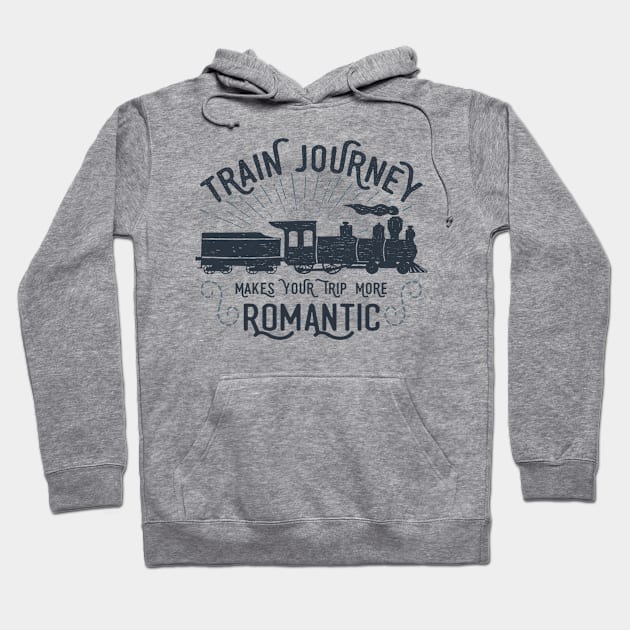 Retro Train Jurnay Hoodie by Hastag Pos